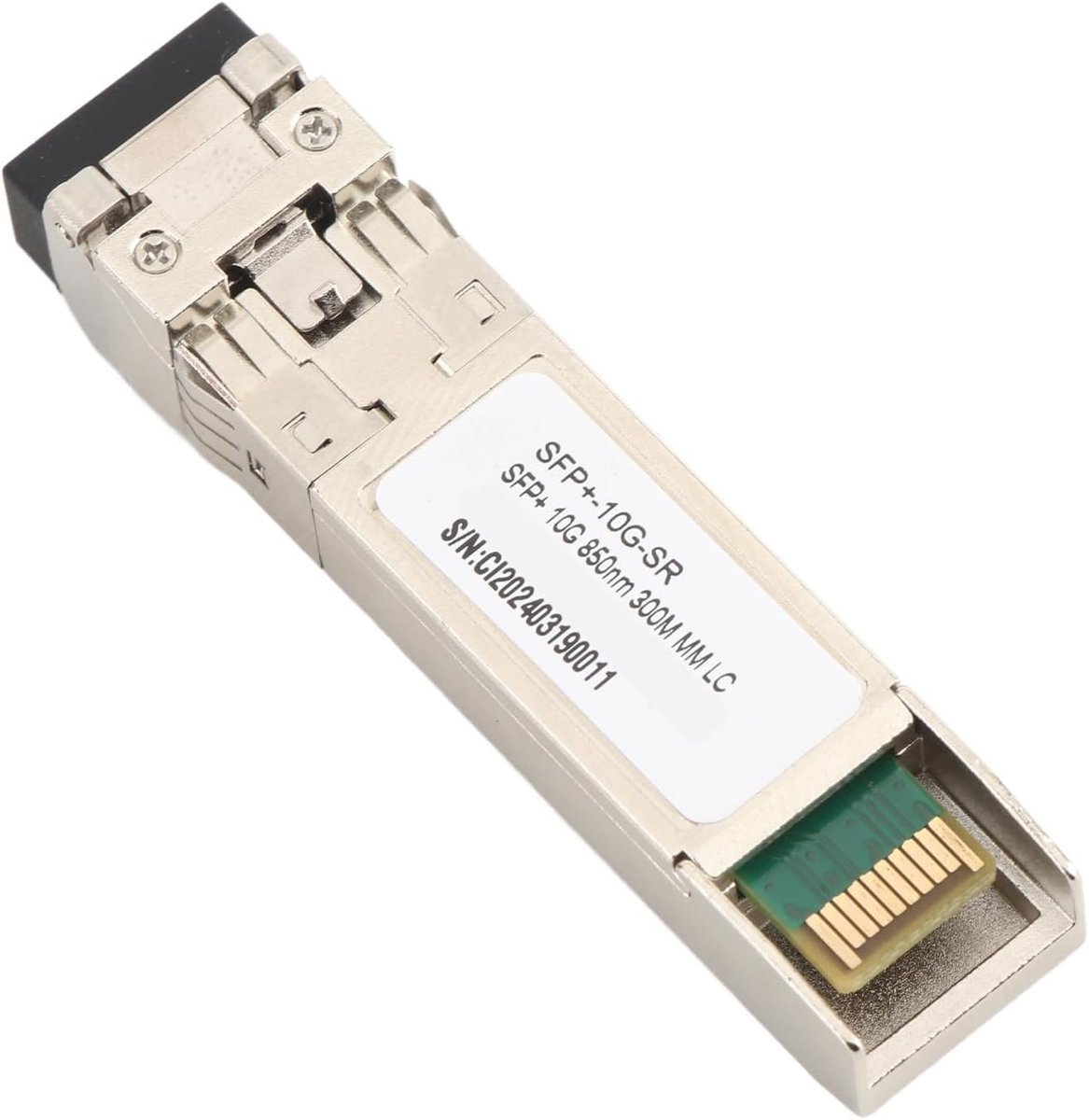 Netwerkmodule - Glasvezel Zendontvanger - Snelle Dataoverdracht - Plug and Play - 300 meter - Zilver