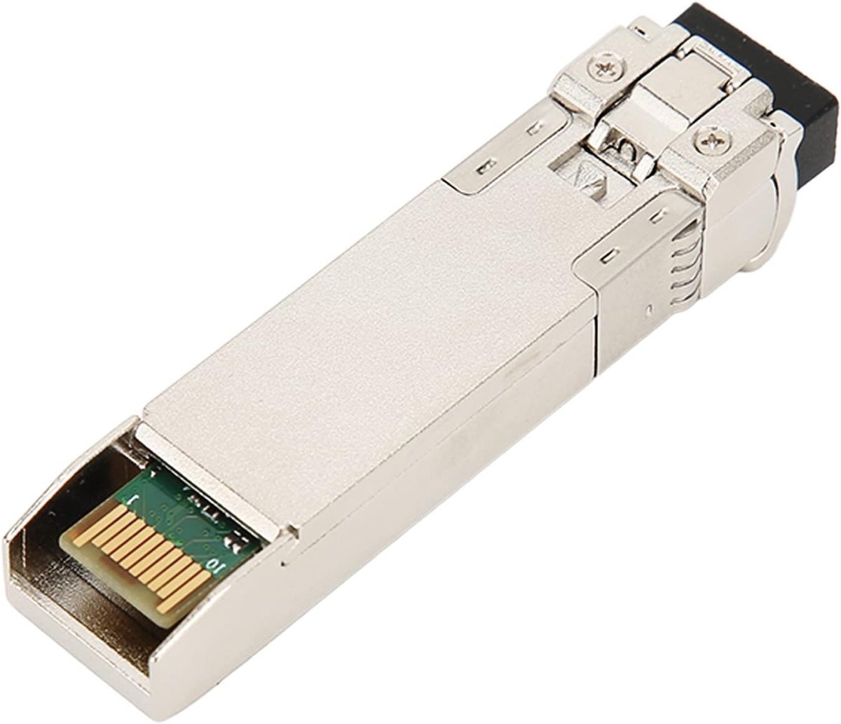 Netwerk Transceiver - SFP+ Module - Netwerk Uitbreiding - Single Mode Glasvezel - 10 KM Afstand - Zilver