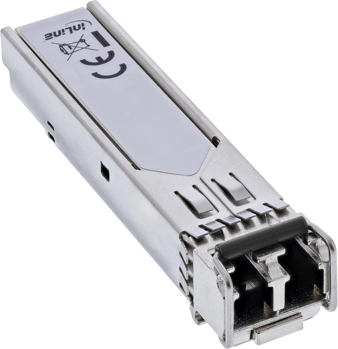 SFP+ Module - Netwerk Transceiver - Snelle Dataoverdracht - Multimode Glasvezel - 300m Bereik - Zilver