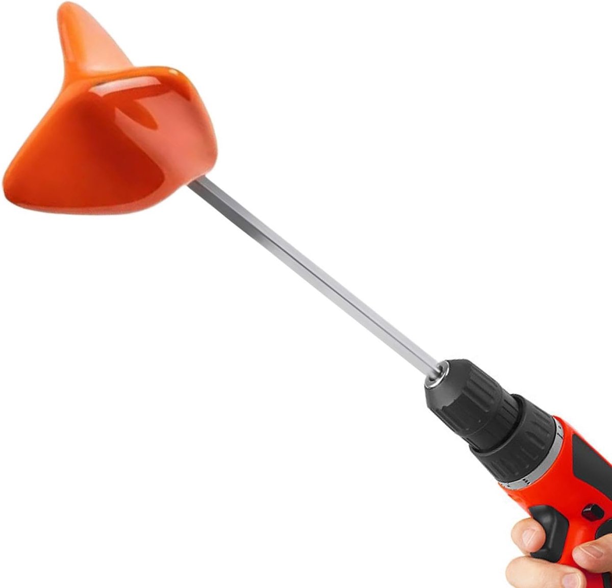 Verfmixer Opzetstuk - Mengpalet Boor - Bouwmaterialen Mengen - Antiaanbaklaag - 28 cm - Enkelvoudig