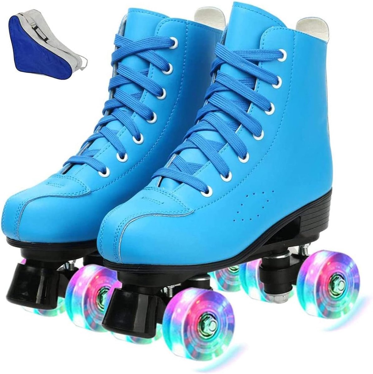 Rolschaatsen Voor Dames Dubbelrijige Wielen Buiten Plezier Controleerbare Hoge Schoenen Maten 37-39