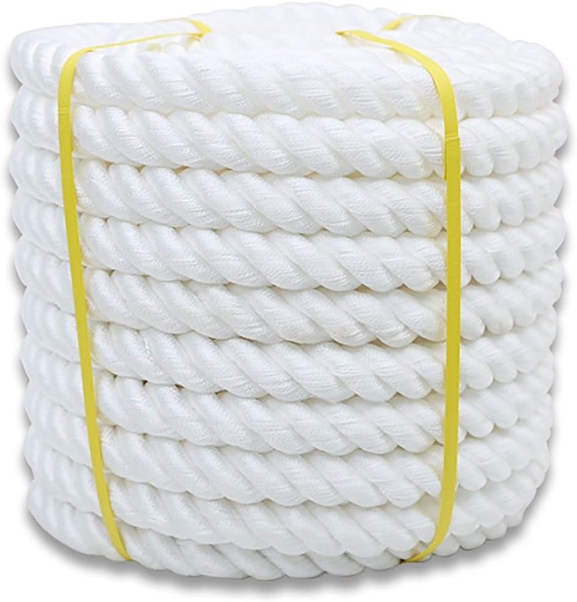Meertouw Boot - Aanmeerlijn Touw - Veilig Aanmeren - Schokabsorberend Nylon - 100 meter - Zwart