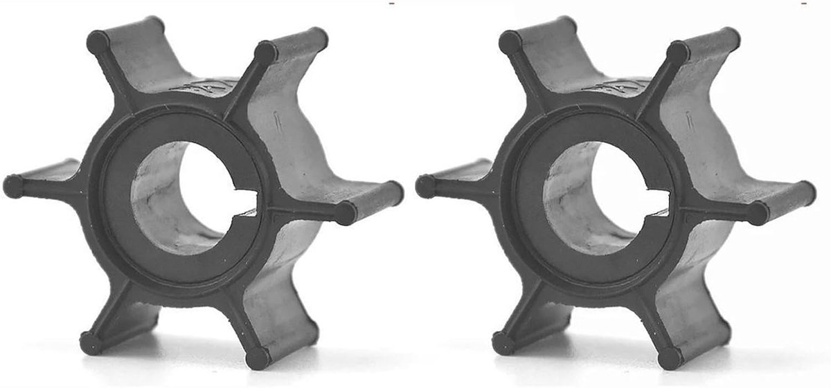 Buitenboordmotor Impeller - Boot Onderdeel - Waterkoeling Motor - Slijtvast Materiaal - One Size - Zwart