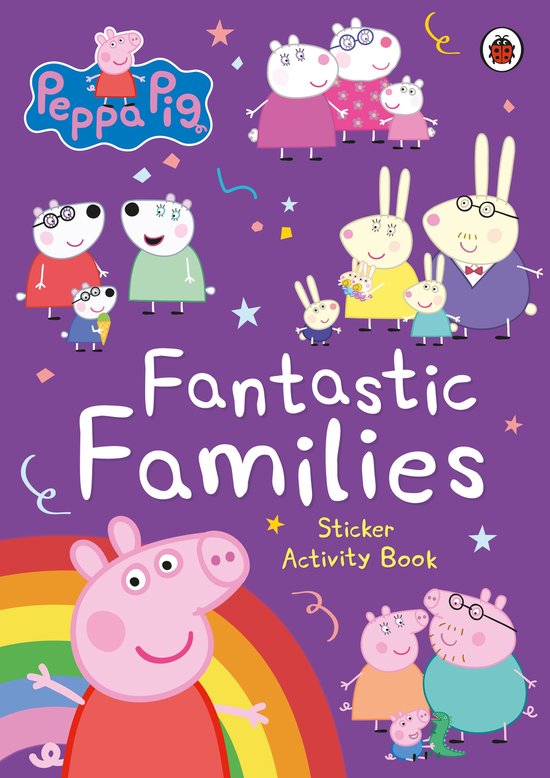 Peppa Pig- Peppa Pig: Fantastic Families Sticker Activity Bo ... - cover