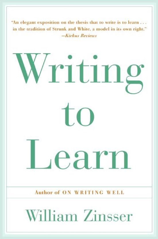 Writing to Learn - cover
