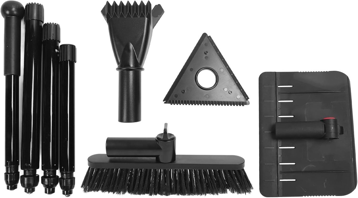Sneeuwschepset Intrekbaar - Winterset Auto - Sneeuw Ruimen - Duurzame Aluminiumlegering - 52-103 cm - Zwart