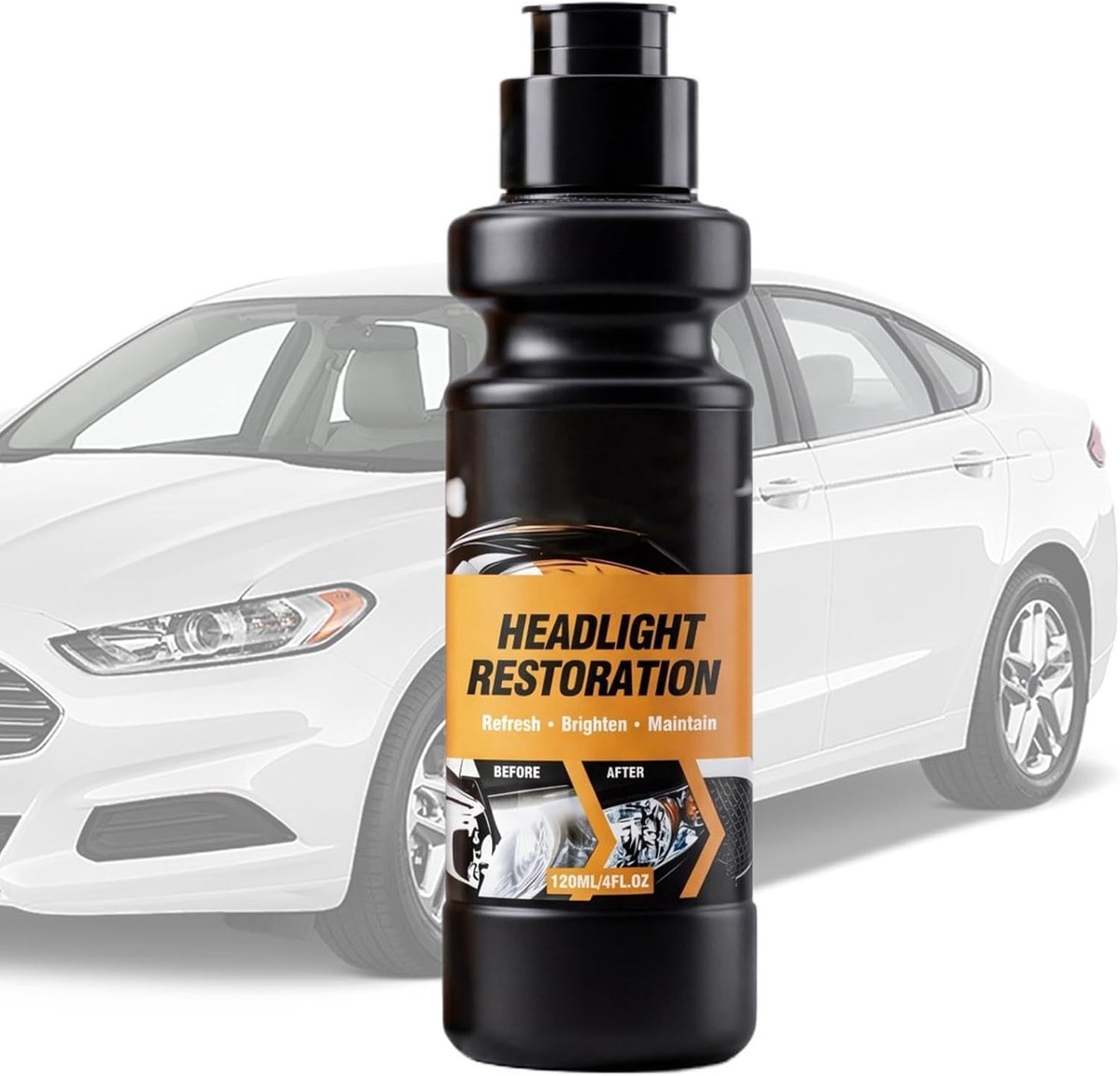 Koplamp Reiniger - Lens Restauratie - Auto Onderhoud - Langdurige Bescherming - 120ml - Clear