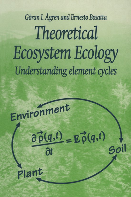 Theoretical Ecosystem Ecology - cover