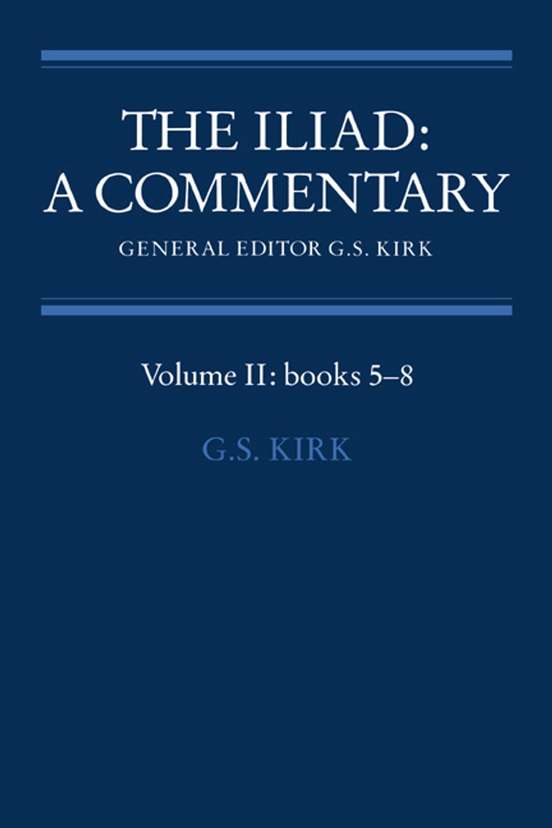 Omslag van The Iliad: A Commentary: Volume 2, Books 5-8
