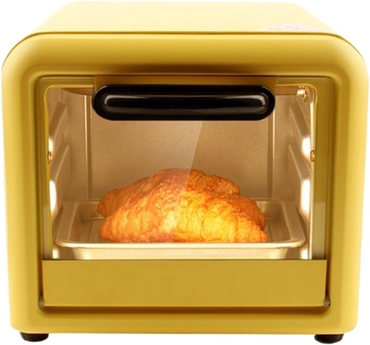 Mini Oven - Bakmachine Grill - Ontbijt Maken - Glazen Deur - 5 Liter - Zwart