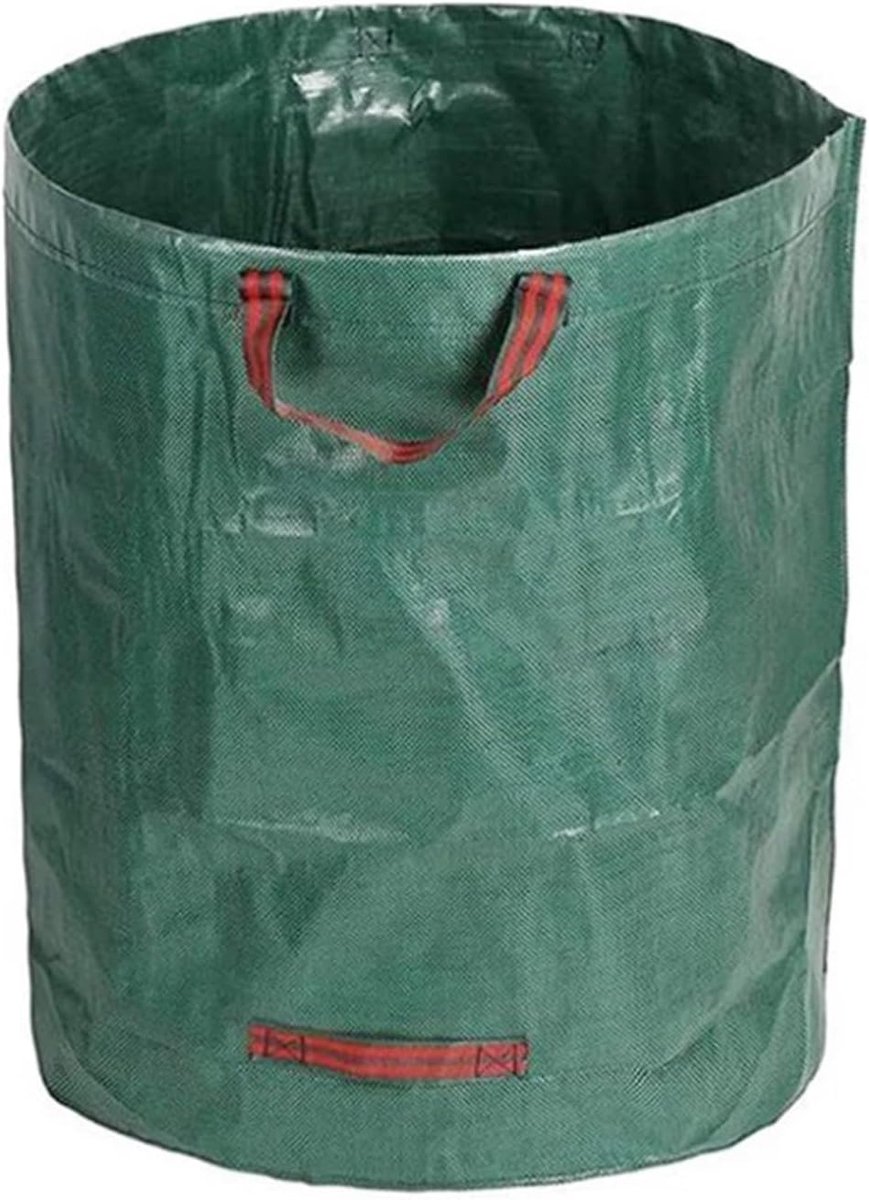 Tuinafvalzakken - Vuilnis mand - Bladeren Verzamelen - Herbruikbaar en Opvouwbaar - 500L 80x100cm - Groen