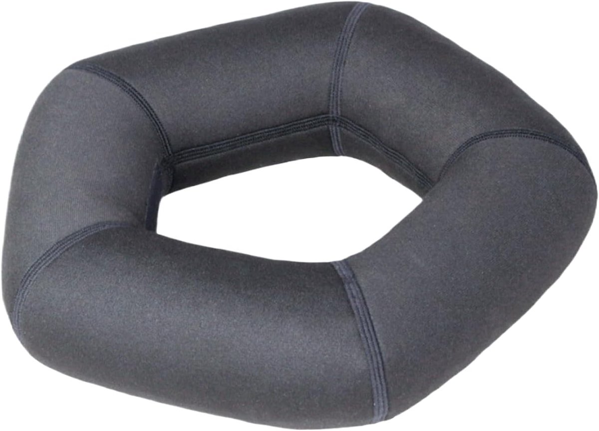 Helm Onderhoudskussen - Helm Stabilisator - Helm Onderhoud - Antislip Basis - 26 cm - Zwart