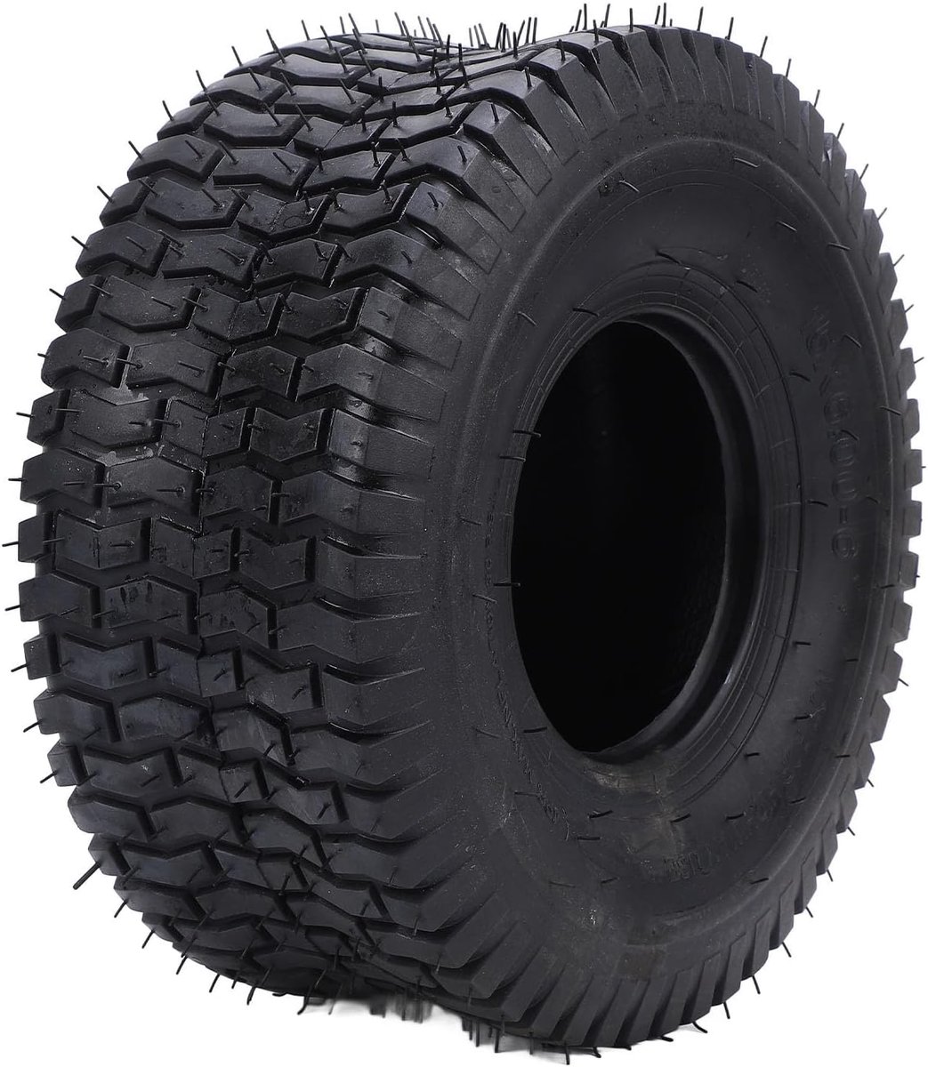 Grasmaaierband - Tractorband - Gazon Onderhoud - Zelfreinigend Profiel - 15x6.00-6 - Zwart