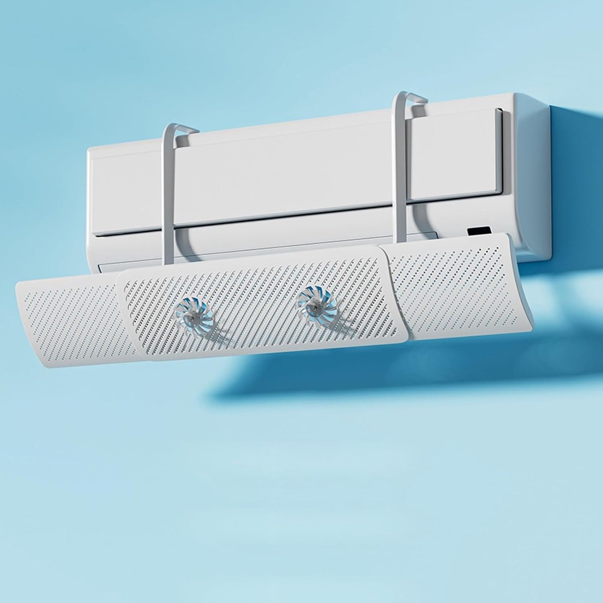 Airco Deflector - Ventilatierooster - Comfort Verhogend - Verstelbaar Ontwerp - 74-95 cm - Wit