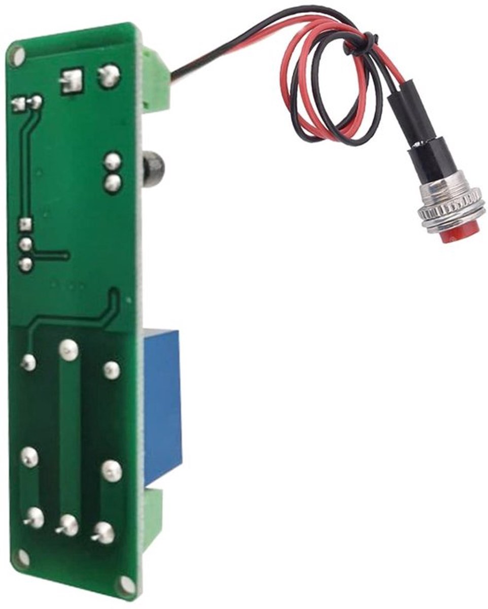 Timer-module instelbaar voor DC 12V - tijdvertraging schakelmodule - timer relais
