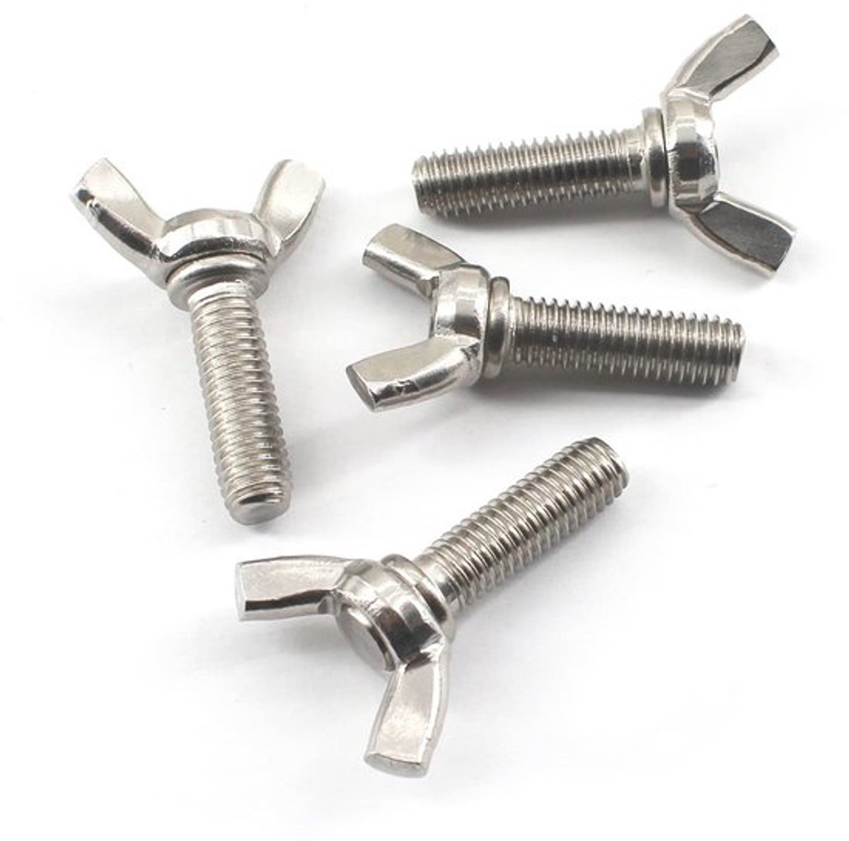 Vt products - M8 Wing Butterfly Nuts - Duurzaam - 4,5 cm - Vleugelmoeren Set - Voor