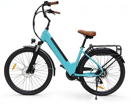 Ostrichoo BC15 elektrische stadfiets (citybike) - Mint - 250W motor - 36V/10,4AH accu van Ostrichoo — afbeelding 4