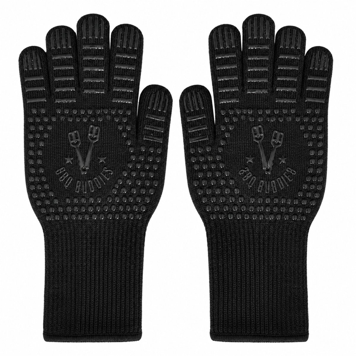 BBQBuddies Barbecue Handschoenen - Set van 2 BBQ Handschoenen - Oven Wanten - Ovenhandschoenen
