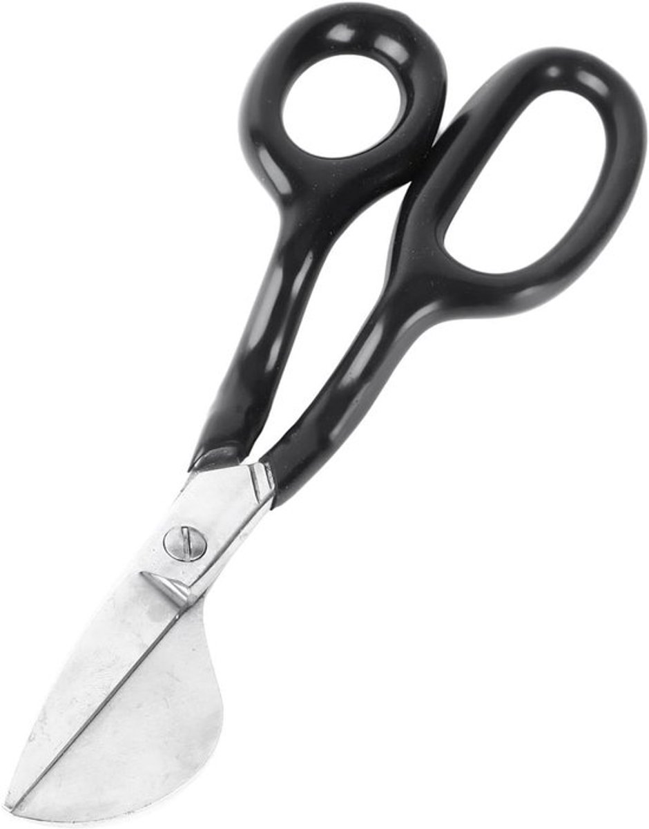 Allecto Plus - Eendensnavelschaar voor handwerk en decoratie in zwart design