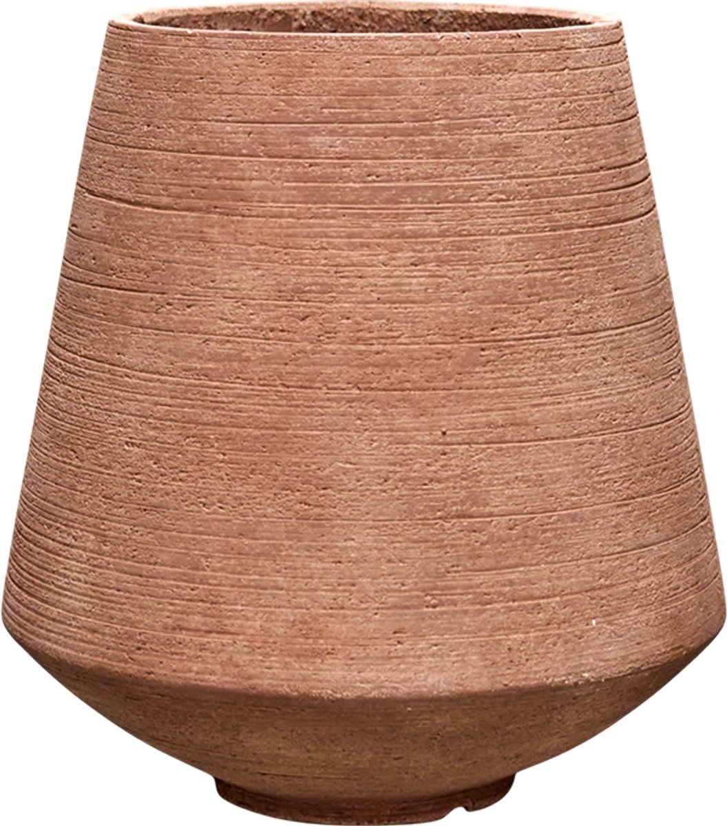 Baq - Plantenbak - Colorado - Ø 40 cm x H 43 cm - Terra Dark- Opening 25 cm
