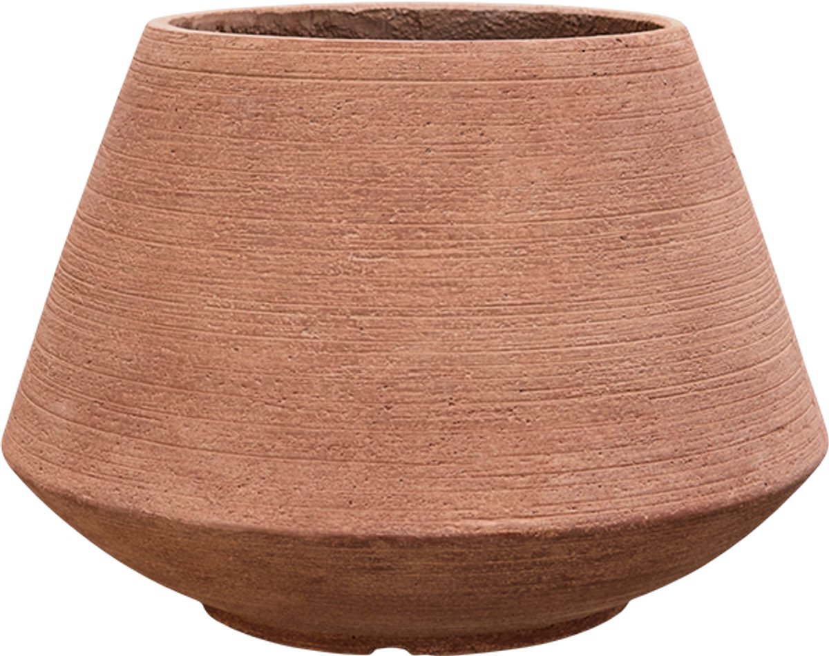Baq - Plantenbak - Colorado - Ø 40 cm x H 55 cm - Terra Dark- Opening 33 cm