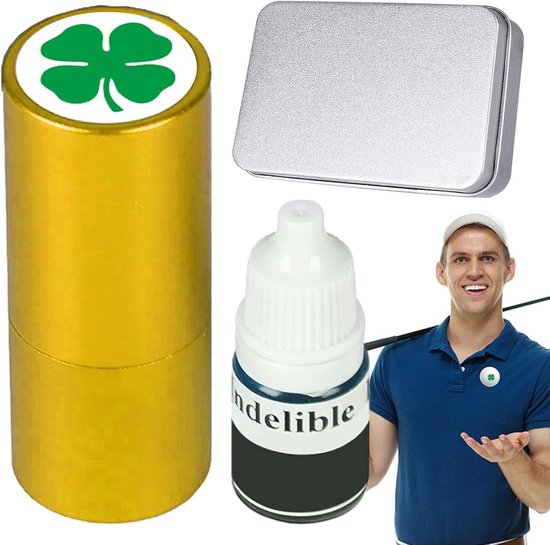 Golfbal Stempel Kit - Bal Markering - Golf Identificatie - Sneldrogende Inkt - 8165 g - Zwart van adidas — afbeelding 5