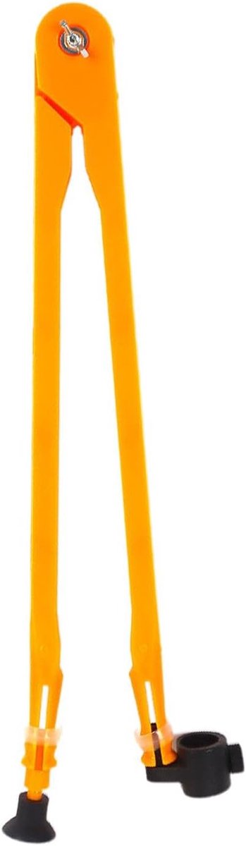 Tekengereedschap - Cirkelmaker Kompas - Geometrie Leren - Sterke Zuignap - 45 cm Lang - Geel