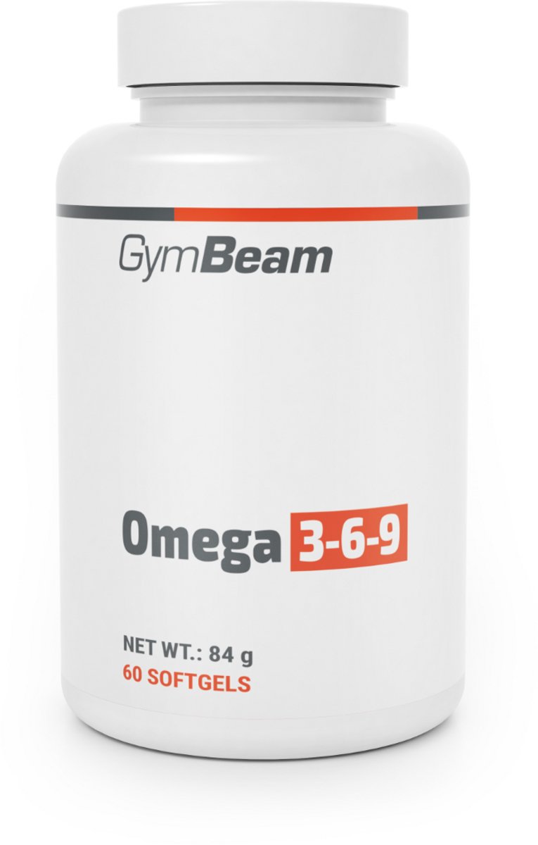 GymBeam Omega 3-6-9 60 caps niet-gearomatiseerd
