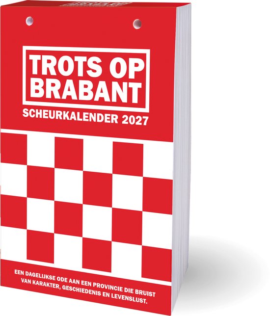 Trots op Brabant scheurkalender 2027