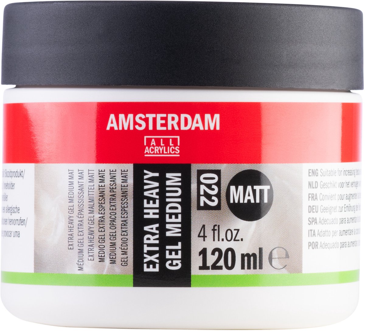 Medium amsterdam mini 022 extra heavy gel mat | 4 stuks