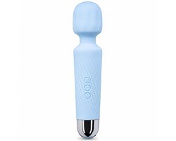 Vibrator voor vrouwen - Draadloos en draagbaar, kan clitoris en G-spot stimuleren - Krachtige clitorisstimulator - Stil ontwerp - Sexspeeltjes voor vrouwen - Seksspeeltjes - Cadeaus voor vrouwen (blauw)