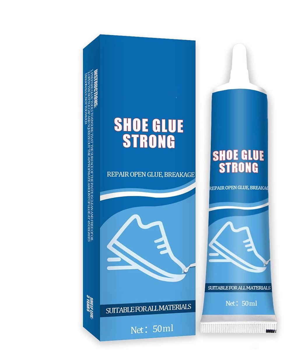 Schoenlijm Reparatie - Repareer Kit - Schoenen Herstellen - Waterdichte Hechting - 50g Fles - Zwart Bruin