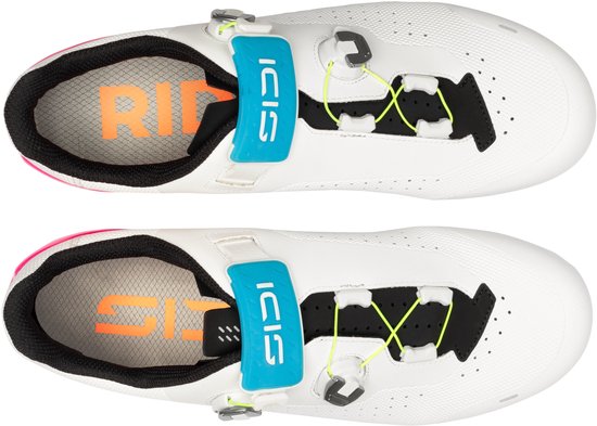 SIDI Genius X Wyve - Wielrenschoen - Heren - Ademend mesh - TPU versteviging - Draaisloten - Wit - 42 — afbeelding 4