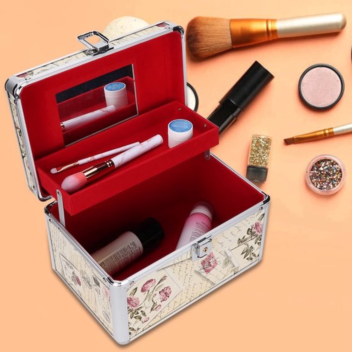Vt products - Make-up Treinkoffer - Professionele Cosmetische Koffer - Grote