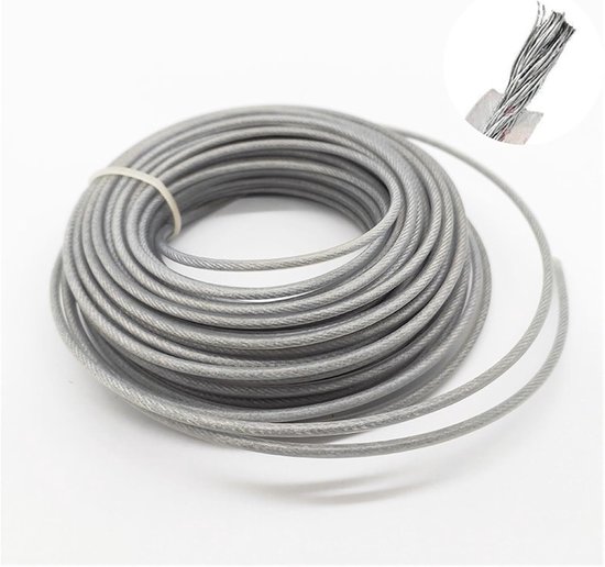 Trimmer Draad - Bosmaaier Koord - Onkruid Verwijderen - Stille Werking - 2.4mm x 15m - Groen — afbeelding 2