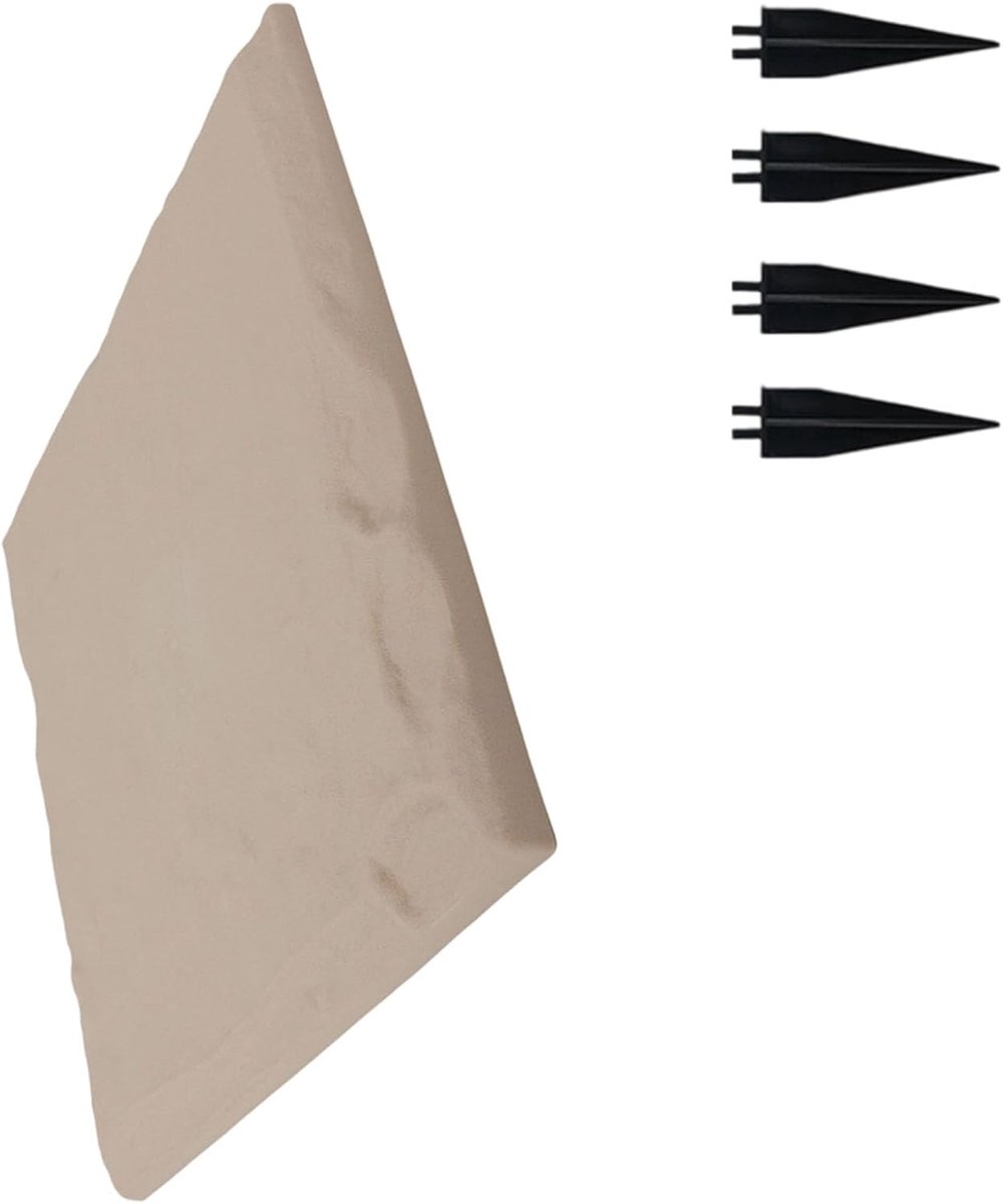 Decoratieve Stenen - Tuinpad Markers - Tuinpad Creëren - Weerbestendig Hars - 39 x 39 cm - Grijs