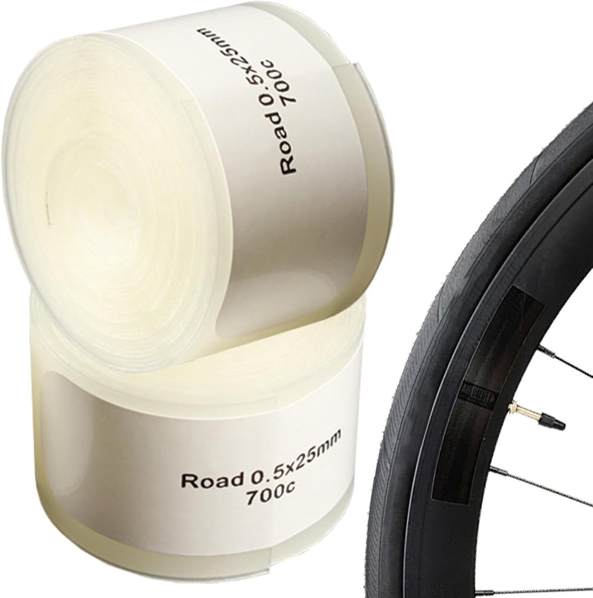 Fietsband Inleg - Lekbescherming - Veilig Fietsen - Duurzame Bescherming - 2 x Stuks - Zwart