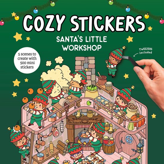 Cozy Stickers- Cozy Stickers: Santa's Little Workshop - cover