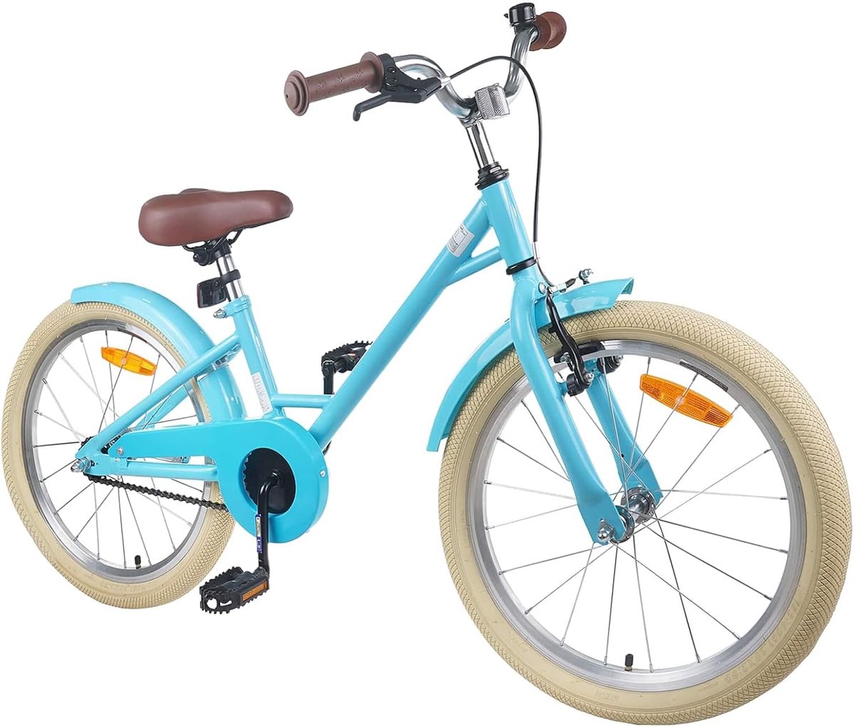 Kinderfiets sfiets sfiets Buiten Plezier Verstelbaar Zadel 22 inch Hemelsblauw