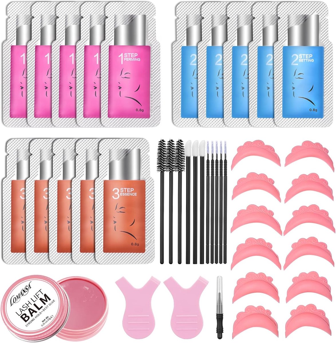 Wimper Lifting Set - Lash Lift - Thuis Beautifying - Makkelijk Open Ogen - 6 Weken Effect - N.v.t.