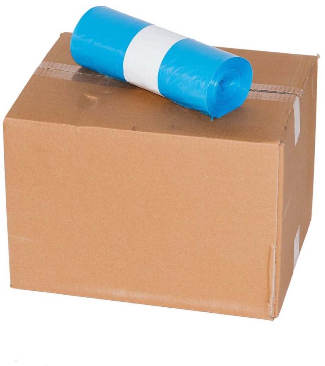 Vuilniszak/afvalzak blauw - LDPE - 110 liter