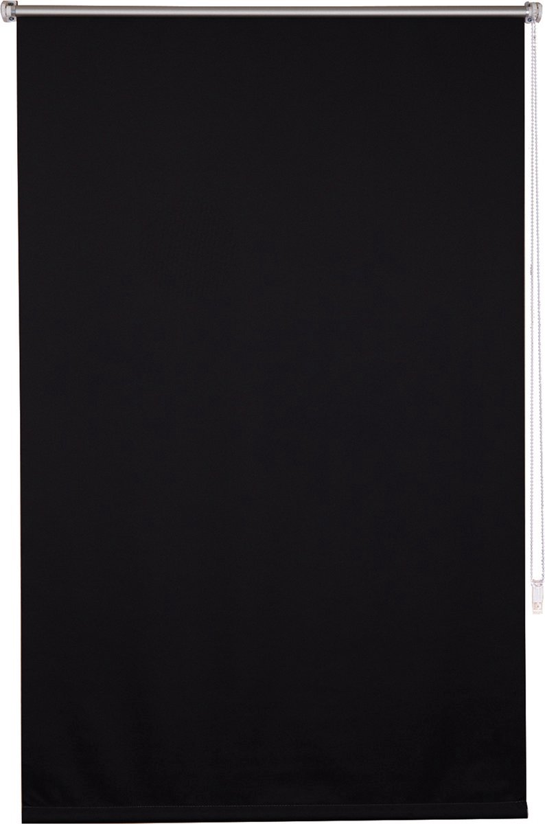 Gordijnenset 100x160cm Zwart - Luxe, Verduisterend en Isolerend, Rolgordijnen verduisterend en Luxaflex - Voor Woonkamer, Slaapkamer en Privacy