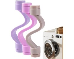 3 Stuks - wasmachine deurhouder - Deurhouder Wasmachine - Wasmachine Deurstopper - Deurhouder voor Wasmachinedeur - Slijtvast Ventilatierooster - ABS - Voorkomt Muffe Geuren - Siliconen Schokdemper Sorteersysteem voor Voorladers