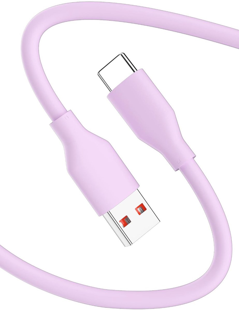Snelopladende USB C Kabel 120W 6A 2M voor Smartphones, Compatibel met Redmi en Xiaomi, Duurzaam en Flexibel Design