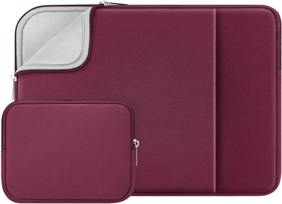 SnelShoppen - RAINYEAR 13 Inch Laptop Sleeve Beschermhoes voor Laptop met Voorvak en Accessoires Tas, Geschikt voor 13,3 Inch MacBook Air Pro, Chromeb