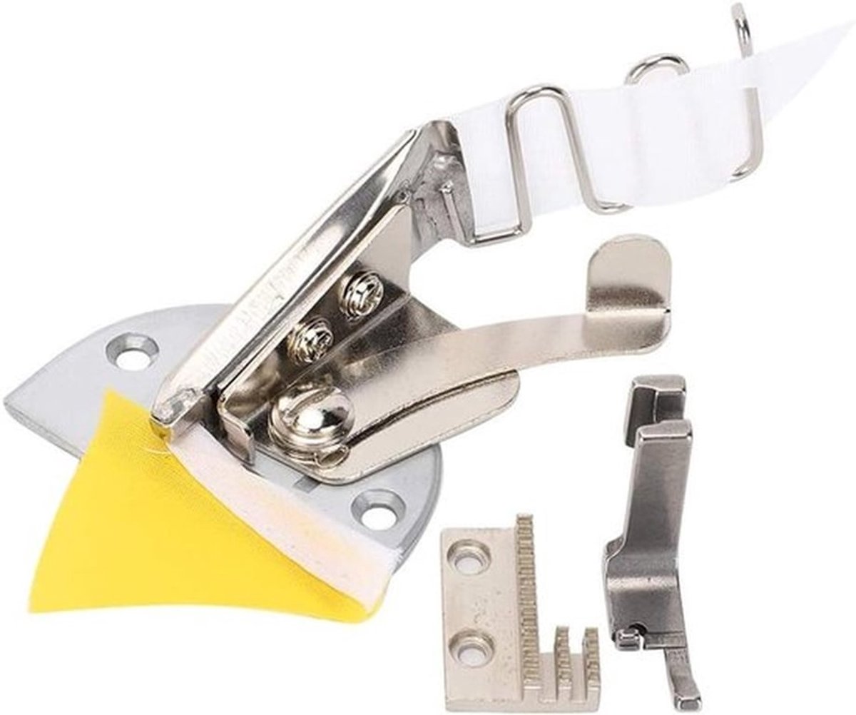 Professionele Hoekbindmachine Accessoires voor Industrieel Naaiwerk - 28mm Vouwvoet en Bevestigingsmateriaal