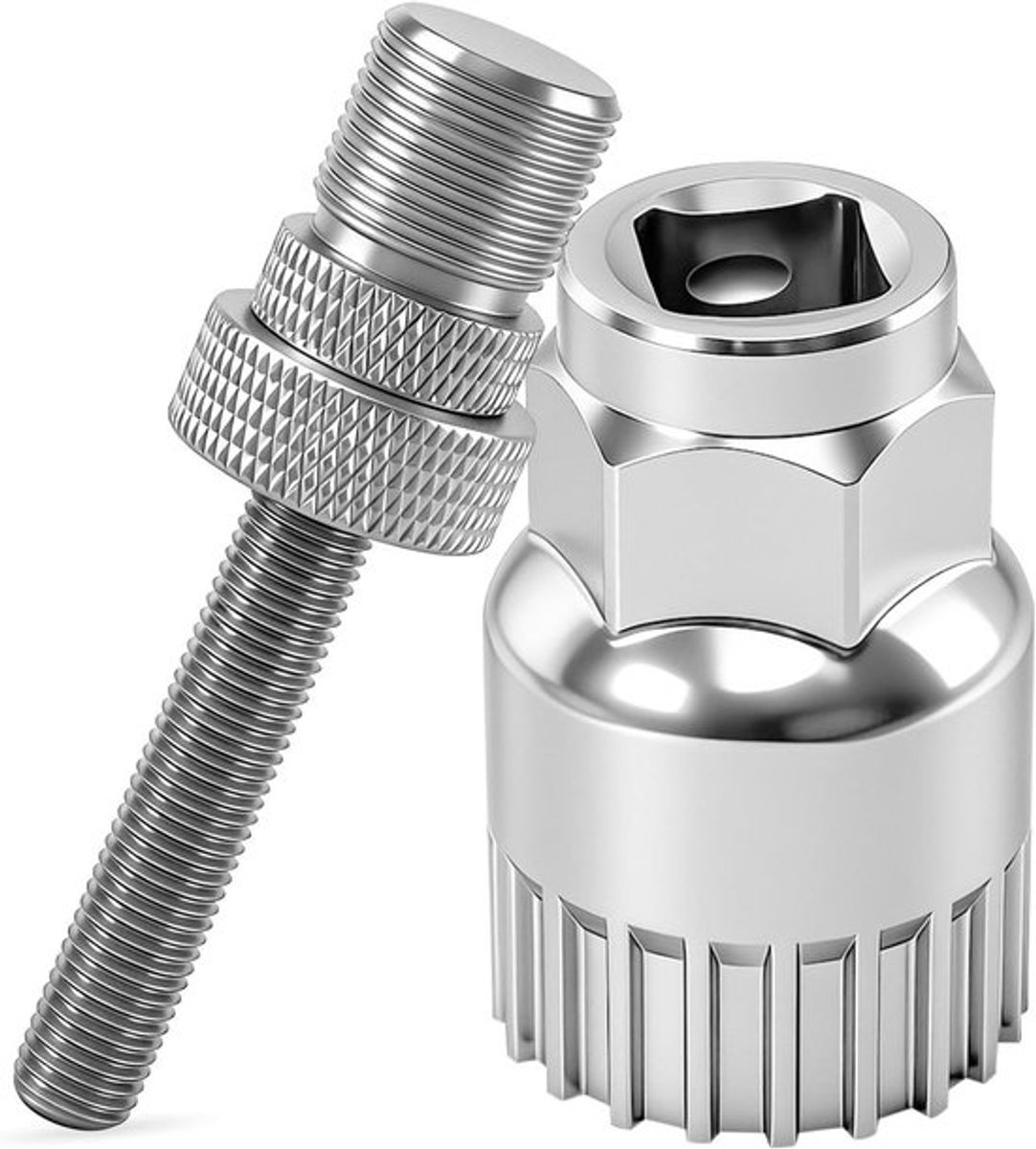 Bottom Bracket-gereedschap en krukas trekker met 20 tanden - Universeel fietsgereedschap voor VP/FSA/LP bottom bracket, antislip binnenlager sleutel