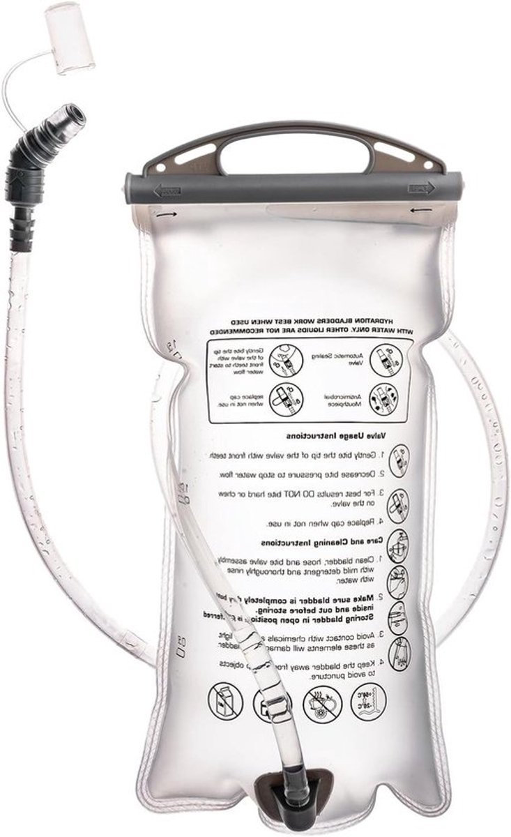Waterzak 1.5L 2L 3L - Lekvrije Hydratatiezak voor Hardlopen, Fietsen en Wandelen met Comfortabele Pasvorm