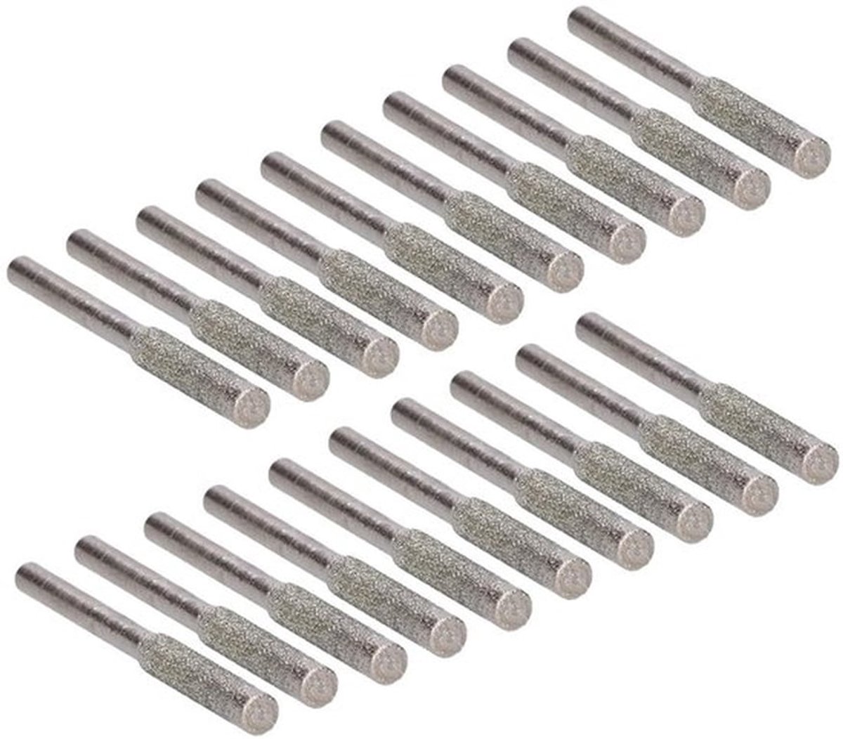 20 Stuks Diamantkettingzaagslijpers - Professionele Gereedschappen voor Kettingzaag Scherpstellen en Slijpen (4 mm)