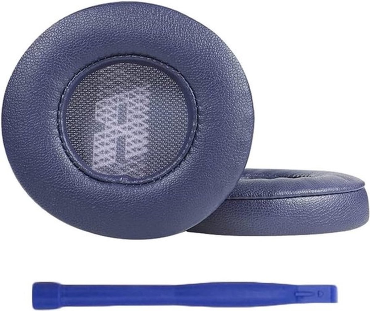 Vervangende Oorkussens voor Draadloze Over-Ear Hoofdtelefoons - Comfortabele Oorkussens van PU Leer, Geschikt voor Live 400BT, Ideaal voor Geluidsisolatie en Langdurig Gebruik (Blauw)